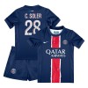 Officiële Voetbalshirt + Korte Broek Paris Saint-Germain Carlos Soler 28 Thuis 2024-25 - Kids